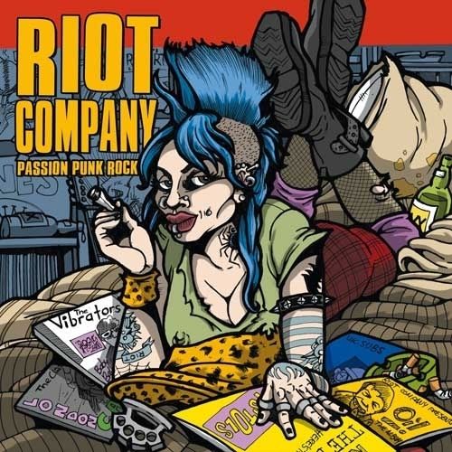 RIOT COMPANY - PASSION PUNK ROCK (LP) limited splatter