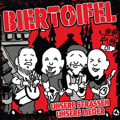 BIERTOIFEL - UNSERE STRASSEN UNSERE LIEDER (LP) + DLC ltd. red