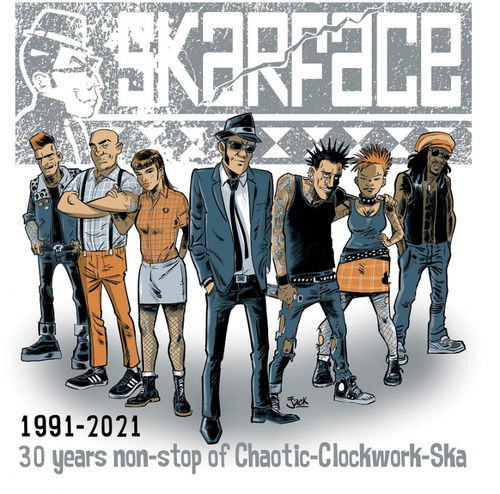 SKARFACE - 30 YEARS NON-STOP OF CHAOTIC-CLOCKWORK-SKA (CD Digipak)