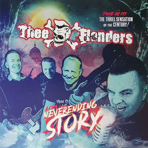 THEE FLANDERS - NEVER ENDING STORY (LP) Limited 199 Sea Blue