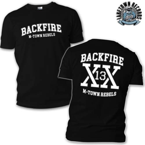 BACKFIRE - M-TOWN REBELS (T-Shirt) S-3XL Pre-Order